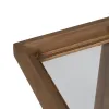 Вспомогательный стол Натуральный Каленое стекло древесина ели 50 x 38 x 60 cm