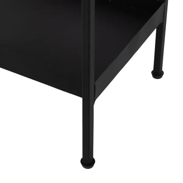 Полка Коричневый Чёрный Деревянный Железо 85 x 26 x 130 cm
