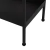 Hyllyt Ruskea Musta Puu Rauta 85 x 26 x 130 cm