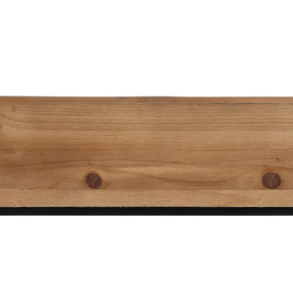 Полка Коричневый Чёрный Деревянный Железо 85 x 26 x 130 cm