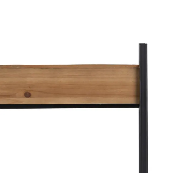 Полка Коричневый Чёрный Деревянный Железо 85 x 26 x 130 cm
