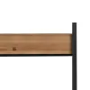 Plaukti Brūns Melns Koks Dzelzs 85 x 26 x 130 cm
