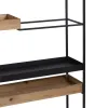 Полка Коричневый Чёрный Деревянный Железо 85 x 26 x 130 cm
