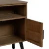Мебель для прихожей Коричневый Чёрный Железо древесина ели 90 x 41 x 81 cm