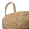 Set of Baskets Natural Rushes 42 x 42 x 48 cm (3 Pieces)