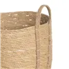 Set of Baskets Natural Rushes 42 x 42 x 48 cm (3 Pieces)