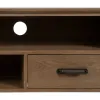 Televizoriaus baldai Juoda Natūralus Geležis Eglės mediena 150 x 41 x 59 cm