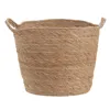 Set of Baskets Natural Rushes 33 x 33 x 38 cm (3 Pieces)