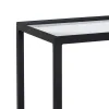 Plaukti Melns Stikls Dzelzs 70 x 23 x 161 cm