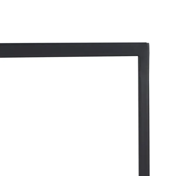 Plaukti Melns Stikls Dzelzs 70 x 23 x 161 cm