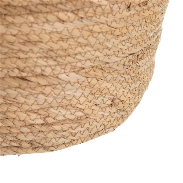 Set of Baskets Natural Rushes 33 x 33 x 38 cm (3 Pieces)