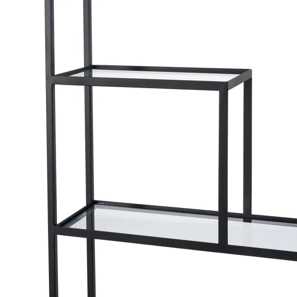 Hyllyt Musta Kristalli Rauta 70 x 23 x 161 cm