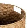 Basket Black Beige Natural Fibre 39 x 39 x 60 cm