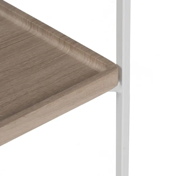 Salė Balta Natūralus 120 x 30 x 75 cm