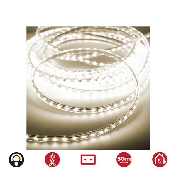 LED strips EDM 72701 4,2 W x 1 m 50 m 3200 K 350 lm