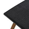 Centrālais galds OSLO Melns Dabisks Dzelzs Koks MDF 109,5 x 60 x 40,5 cm