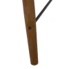 Ruokapöytä OSLO Musta Luonnollinen Puu Rauta Puu MDF 179 x 90 x 75 cm