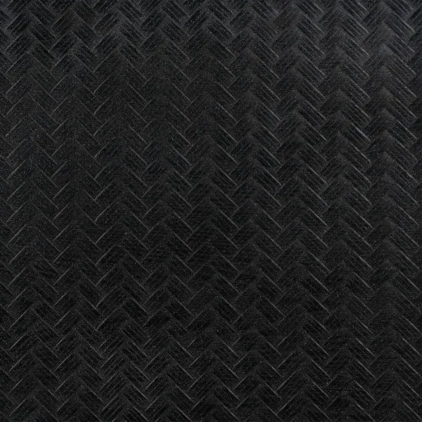 Pusdienu galds OSLO Melns Dabisks Koks Dzelzs Koks MDF 179 x 90 x 75 cm