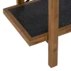 Hyllyt OSLO Musta Luonnollinen Rauta 107 x 40 x 80 cm