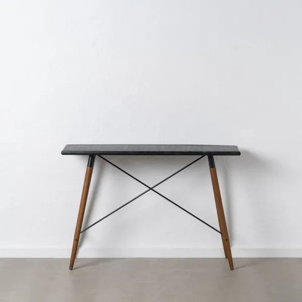 Мебель для прихожей OSLO Чёрный Натуральный 120 x 38 x 81 cm