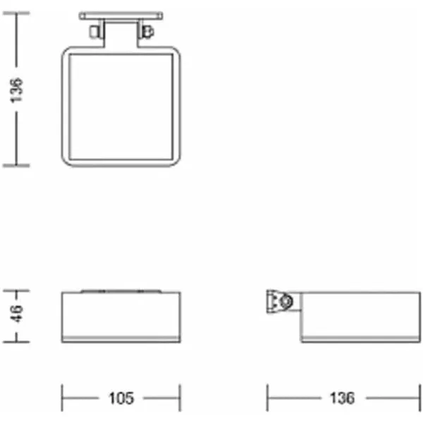 Wall Light Philips 1,5 W 200 Lm Solar Squared (2700 K)