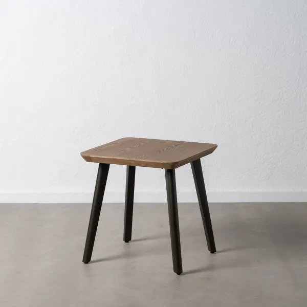 Вспомогательный стол PAUL Чёрный Бежевый Железо 58 x 58 x 60 cm