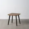 Вспомогательный стол PAUL Чёрный Бежевый Железо 58 x 58 x 60 cm