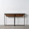Hall Black Natural 134 x 32 x 83 cm