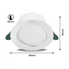 Downlight Philips Diamond Cut White 2 W 360 Lm Ø 9,5 cm (4000 K)