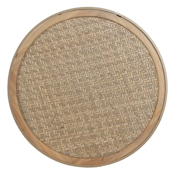 Olohuoneen pöytä Beige Rauta Rottinki 70 x 70 x 39,5 cm