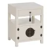 Naktsskapītis ORIENTE Balts Koks MDF 50 x 40 x 66 cm