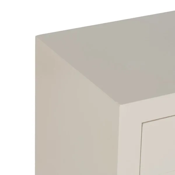 Nightstand ORIENT White Fir wood MDF Wood 45 x 30 x 66 cm