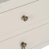 Nightstand ORIENT White Fir wood MDF Wood 45 x 30 x 66 cm