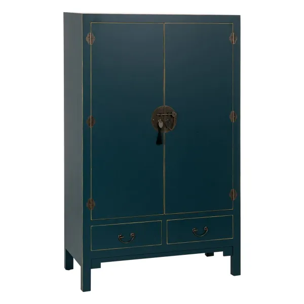 Kapp ORIENTE Sinine 100 x 45 x 160 cm