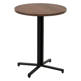 Galds Melns Dabisks Koks MDF 60 x 60 x 75 cm