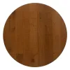 Stalas Juoda Natūralus Medžio MDF 60 x 60 x 75 cm