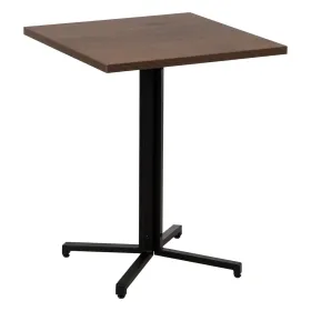 Galds Melns Dabisks Koks MDF 60 x 60 x 75 cm