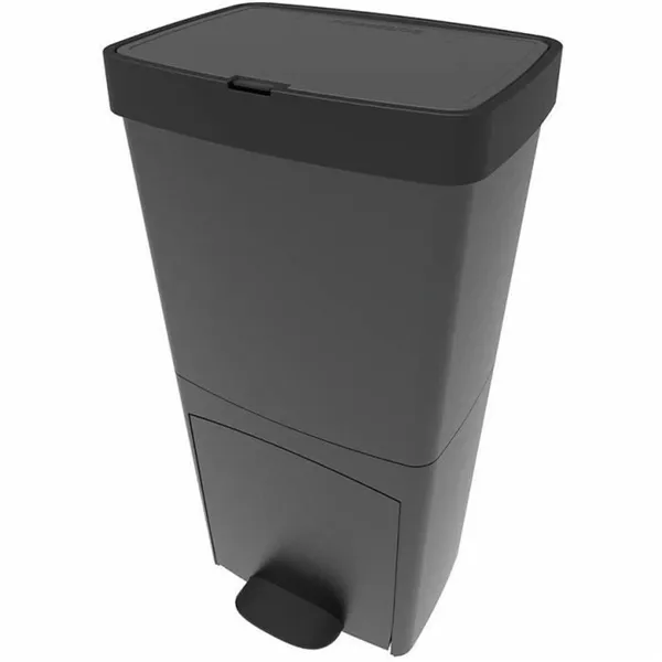 Waste bin Kitchen Move Grey Plastic 70 L