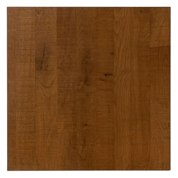 Стол Чёрный Натуральный Деревянный MDF 60 x 60 x 75 cm