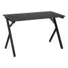 rakstāmgalds Koks MDF Melns Dabisks 120 x 60 x 75 cm