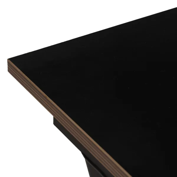 rakstāmgalds Koks MDF Melns Dabisks 120 x 60 x 75 cm