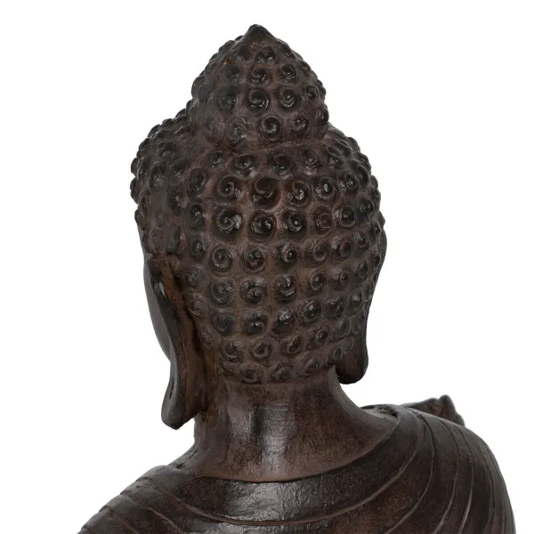 Koristehahmo Ruskea Buddha 62,5 x 43,5 x 77 cm