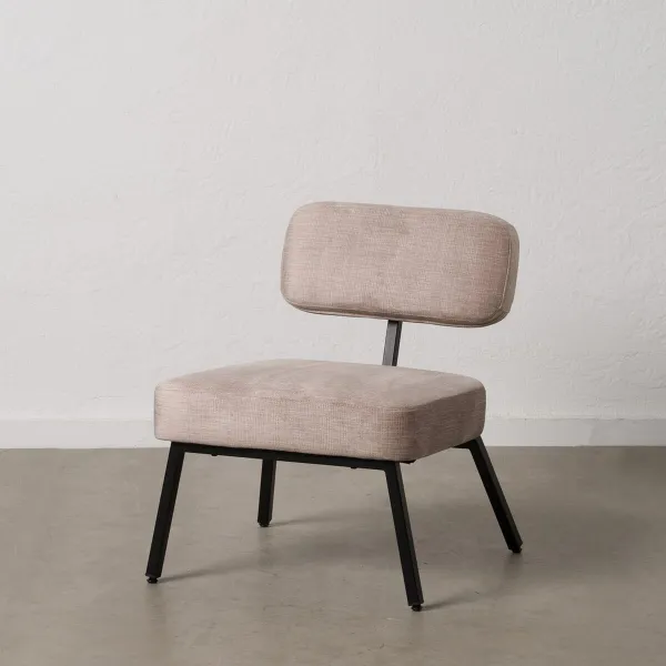 Tuoli Musta Beige 58 x 59 x 71 cm