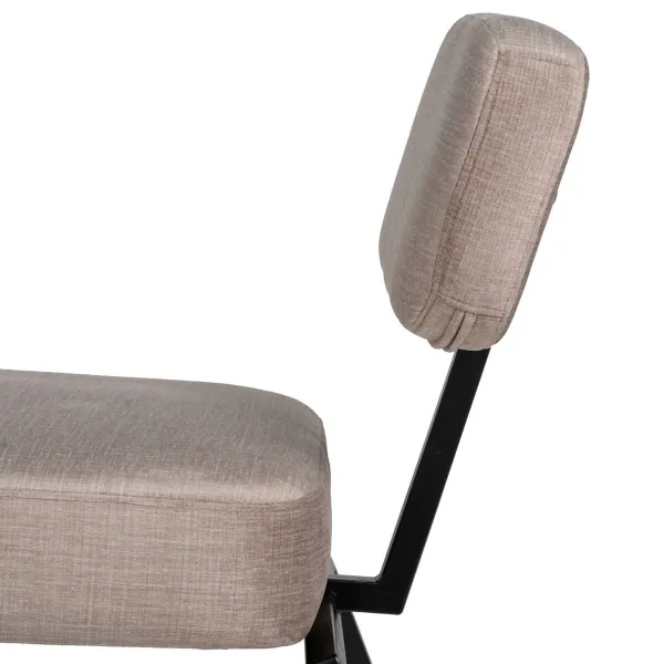 Tuoli Musta Beige 58 x 59 x 71 cm