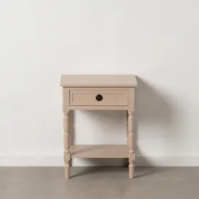 Nightstand White 48 x 40 x 61 cm