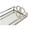 Tray Home ESPRIT Silver Modern 30 x 17 x 7 cm