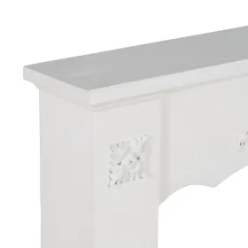 Решетка камина Белый древесина ели Деревянный MDF 105 x 17 x 103 cm