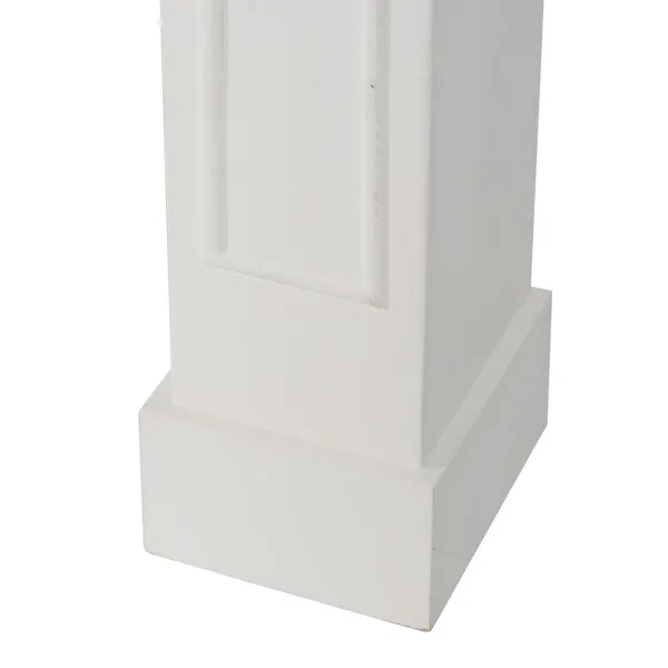 Решетка камина Белый древесина ели Деревянный MDF 105 x 17 x 103 cm