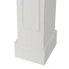 Kamīns Balts Egles koksne Koks MDF 105 x 17 x 103 cm