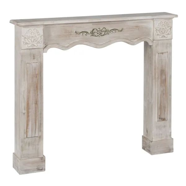 Židinys Rusvai gelsva Eglės mediena Medžio MDF 116 x 20 x 102 cm